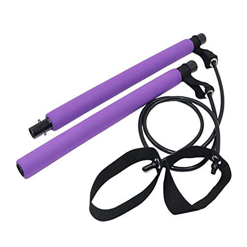 Barra de Pilates PORTA PILATES 2.0 (Preto - Aço) Chen0-super - Bandas de exercício - pilates, barra, aço