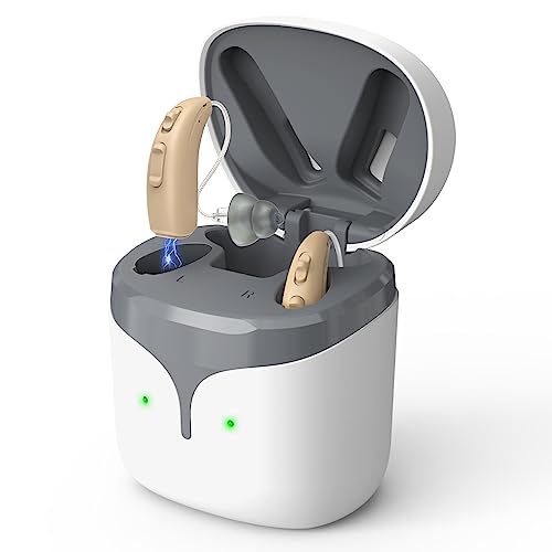 Amplificador de Som Tkking 2W Preto Recarregável Austar Hearing Science Technology (Xiamen) Co.,Ltd - Cuidados de saúde - binaural, preto, recarregável, bluetooth