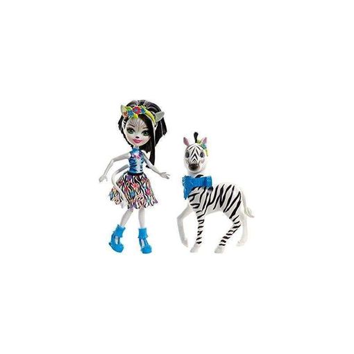 Boneca ENCHANTIMALS Zelena The Zebra (Idade Mínima: 3 anos) Mattel - Bonecas - boneca, zelena the zebra, idade mínima 3 anos