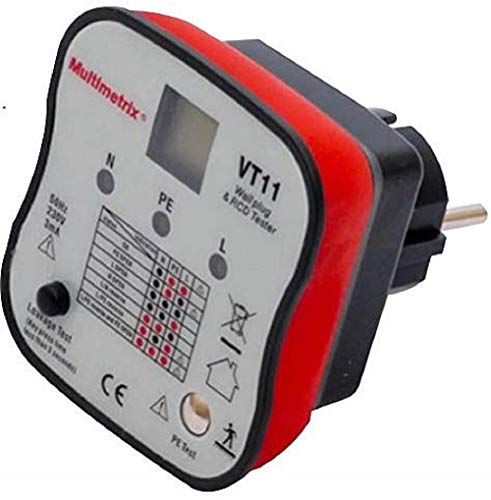Controleador de energia MULTIMETRIX 2P+T+D MULTIMETRIX - Ferramentas de teste elétrico - multifase, 230v, 50/60Hz, rango 30ma