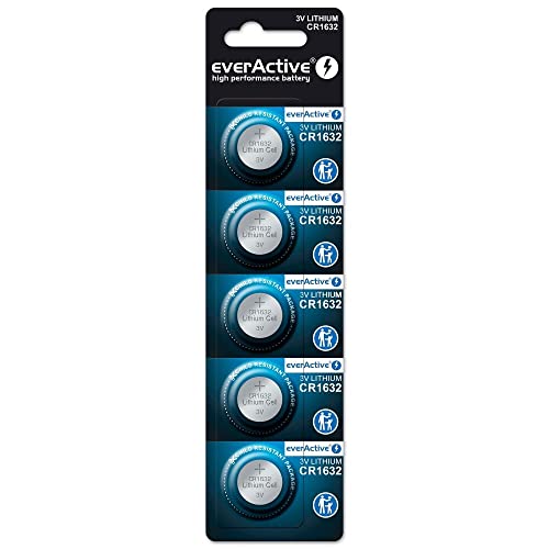 Pilhas Não Recarregáveis EVERACTIVE CR1632 EVERACTIVE - Baterias - 3V, 160 mAh, CR1632, alcalino