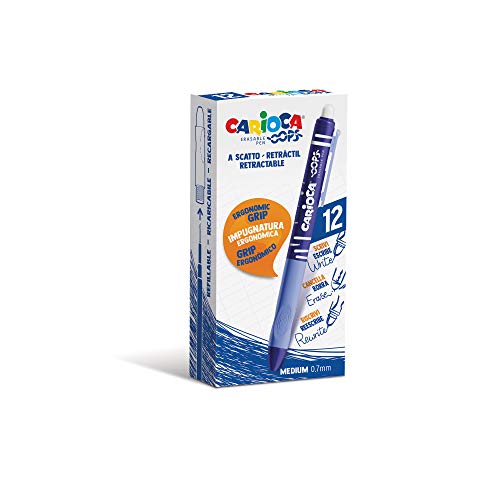 Esferográfica Carioca Oops Retrátil Azul (Recondicionado Como Novo) 
Marca:
Carioca
 - Canetas - recondicionado, retroilhável, azul, impressão digital