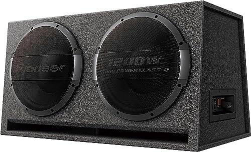 Subwoofer PIONEER TS-WX1220AH-B (300W - 80-140 Hz) Pioneer - Áudio - subwoofer, pioneer, ts-wx1220ah-b, 300W, 80-140 hz, bass reflex
