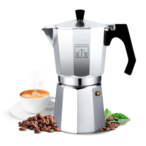 Cafeteira Italiana Cecotec Cumbia Mokclassic 1200 Shiny Cecotec - Cafeteiras elétricas e de fogão - italiana, 1200W, alumínio, branco