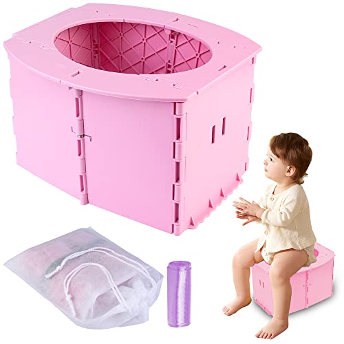 Porta-Bebe para Banheiro 2 em 1 (Rosa - Poliéster) Vegena - Móveis para bebês e crianças pequenas - porta-bebé, banheiro, 2 em 1, rosa, poliéster