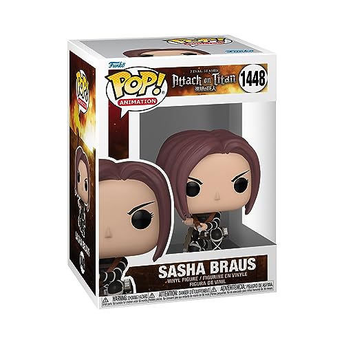 Figura FUNKO POP! Attack on Titan: Sasa Braus (Season 4) Funko - Brinquedos - Attack on Titan, Sasa Braus, 9 cm