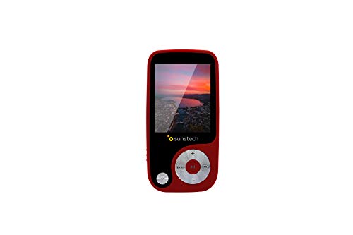 Leitor MP4 SUNSTECH Thorn Vermelho (4GB) SUNSTECH - Reprodutores de mp3 - mp4, 4GB
