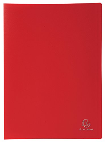 Bolsa para Documentos EXACOMPTA (Vermelho - Polipropileno) EXACOMPTA - Pastas de arquivo - 30 compartimentos, polipropileno, anti-reflexo, resistente