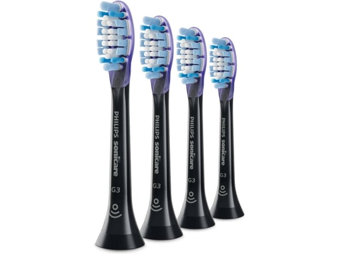 Recargas para Escovas de Dentes PHILIPS HX9054/33 (4 Un) Philips - Acessórios para escova de dentes - recarga, silicone, fácil de limpar