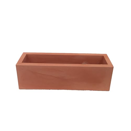 Vaso Longo NEW GARDEN Jara (Terra Cotta - 60 x 20 cm) NEWGARDEN - Móveis de exterior - terra cotta, 60 x 20 cm
