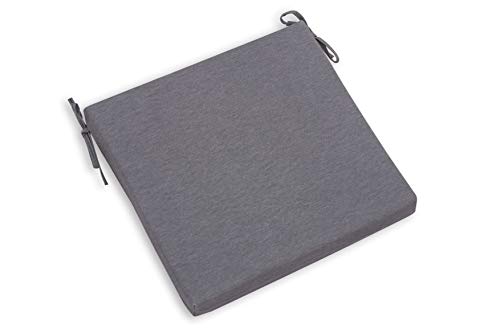 Almofada de Assento CHILLVERT Chillvert Gandia Cinzento (38 x 38 x 4.5cm) Chillvert - Almofadas - almofada, assento, chillvert, gandia, cinzento