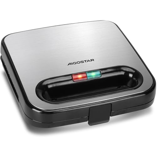 Grelhador de Placas AIGOSTAR LAMO PRO30FCV Aigostar - Sanduicheiras - antiaderentes, fecho, cerâmico, antiderrapantes