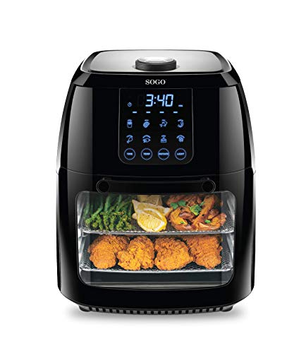 Fritadeira SOGO WS-0003A (6.5 kg - 1800 W) SOGO - Eletrodomésticos - 6.5 kg, 1800 W, temperatura regulável, temporizador, função de rotação