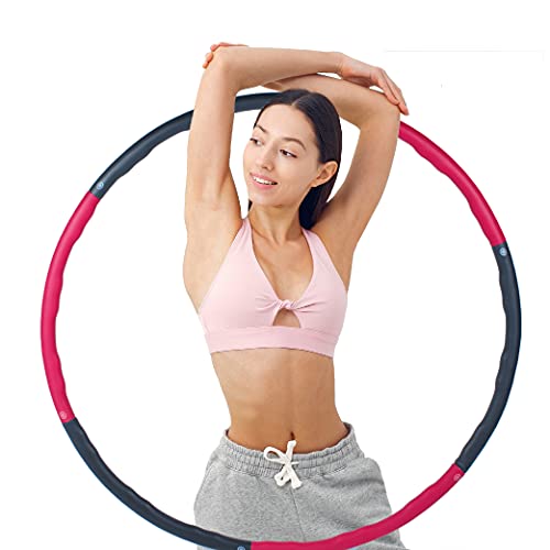 Hula Hoop CALMA DRAGON TB0802 (Branco - Plástico) Calma Dragon - Roupa - exercícios, força abdominal, leve, 6 secções