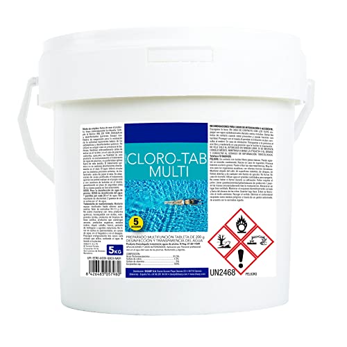 Cloro Tabletas 5Kg Multi Tab (Recondicionado Como Novo) DISARP - Limpeza de piscinas e produtos químicos - tabletas, 5kg, multi tab