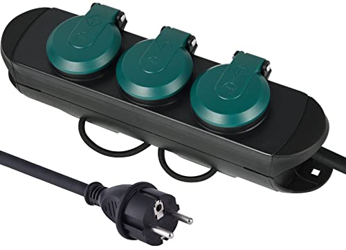 Extensão Elétrica ELECTROLINE 62572 (3 Tomadas - Tipo F - 1.4 m) Electraline - Filtros de linha e supressores de surtos - 3 tomadas, tipo f, 1/4 m, ip44