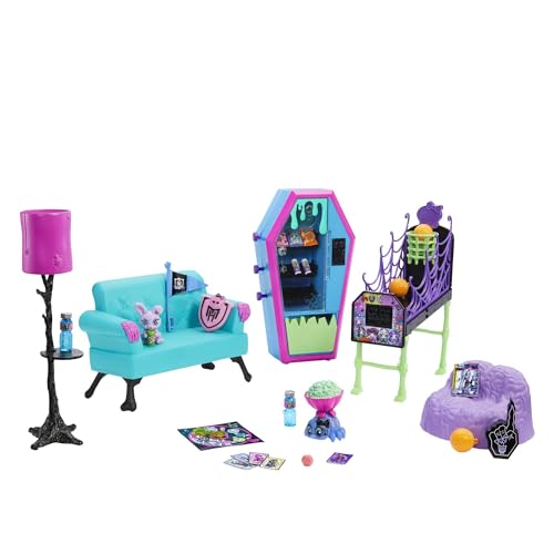 Boneco MONSTER HIGH Monster High School Room (Idade Mínima Recomendada: 4 anos) Monster High - Conjuntos de brinquedos - monstruos, escola, quartinho, 4 anos