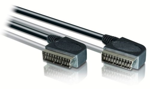 Cabo de Áudio PHILIPS (RCA - RCA - 1.5 m - Preto) Philips - Cabos de áudio e vídeo - 1.5 m, scart, RCA, preto