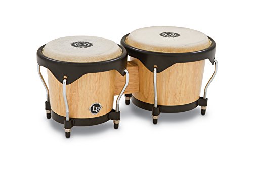 Conjunto de Bongos LATIN PERCUSSION LP601NY-AW (Castanho - 8 Peças) Latin Percussion - Percussão manual - bongos, castanho, madeira, vinil