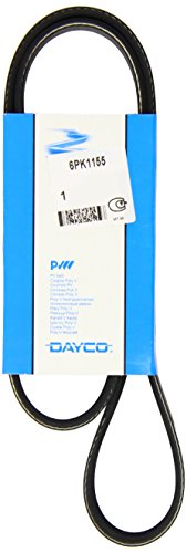 Correia de Transmissão DAYCO 6PK1155 (Polivél) Dayco - Peças do motor do veículo automóvel - correia de transmissão, polivél, 115,5 cm, 38 mm, preto