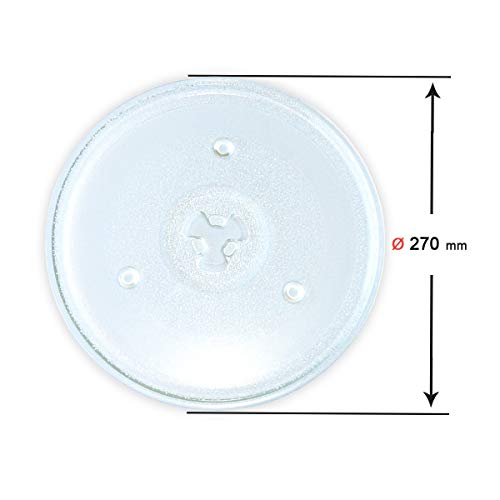 Prato Giratório para Microondas Recamania Ø 27 cm Recamania - Acessórios para forno de micro-ondas - prato giratorio, microondas, recamania, 27 cm