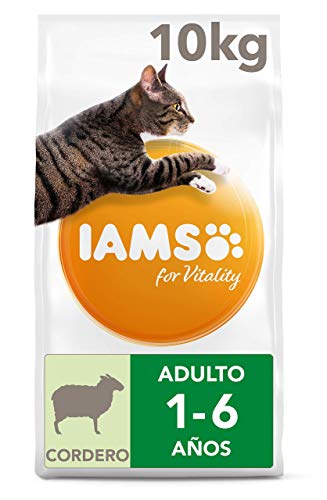 Ração para Gatos IAMS Vitality Premium (10Kg) IAMS CHAT - Comida para gatos - adulto, 10 kg, premium