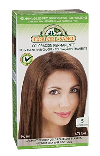 Tinta de Cabelo CORPORE SANO 5 Corpo (140ml) CORPORE SANO - Coloração de cabelo - corpo sano, 5 cor, 140ml