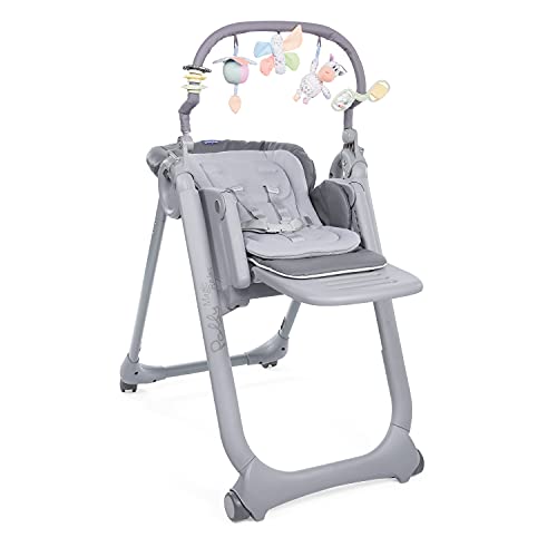Cadeira de Refeição CHICCO Polly Magic Relax Cinzento Chicco - Cadeiras altas e assentos elevatórios - cadeira, refeição, chicco, polly magic relax, cinzento