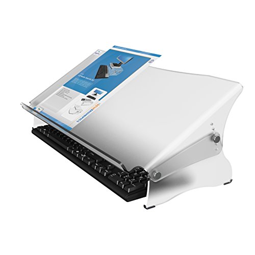 Suporte para impressora DATAFLEX 49.411 ADDIT ERGO DOC Dataflex - Arquivamento e organização - laser, multifuncional, prateleira, transparente
