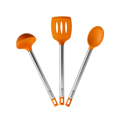 Conjunto de Utensílios BRA Efficient Set 3 Isogona - Conjuntos de utensílios de cozinha - inox, silicone, resistente ao calor, fácil de limpar