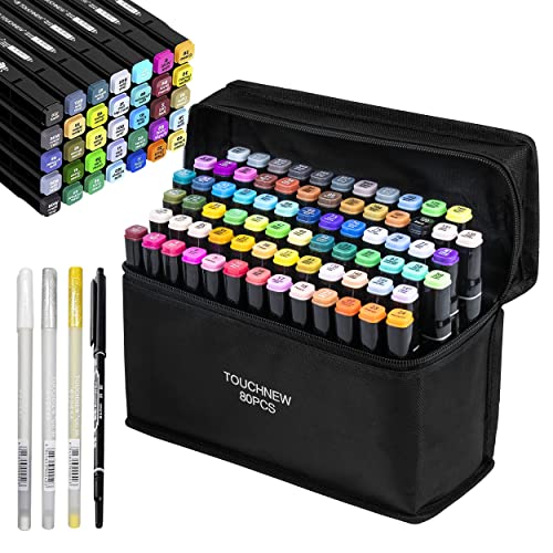 Marcador Permanente Touchnew 80 Cores (Recondicionado Como Novo) TOUCHNEW - Instrumentos de escrita e desenho - multicolor, recondicionado, 80 cores