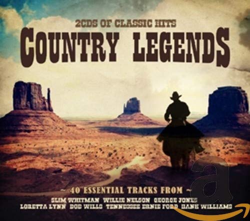 CD Country Legends (1 CDs) (Música Completa) MKOM - Música e gravações de som - cd, country legends, música completa