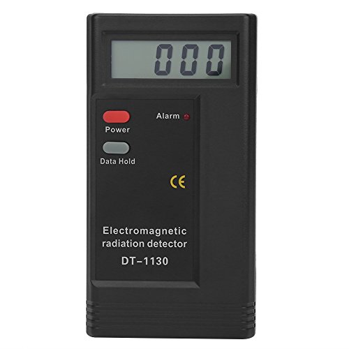 Detector de Radiação Elétrica DIGITAL Lcd (Preto) Zerone - Contadores geiger - lcd, preto, radiação elétrica, bateria, viso incorporado