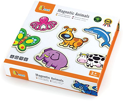 Brinquedo Educativo NEW CLASSIC TOYS 58923 (3 anos) NEW CLASSIC TOY - Ímãs de geladeira - brinquedo educativo, conjunto de brincadeira, bola, bloco, imaginação, leitura