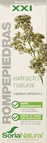 Suplemento Alimentar SORIA NATURAL Extrato De Rompe Piedras (50 ml) Soria Natural - Vitaminas e suplementos - extrato natural, glicerina vegetal, plantas limpas