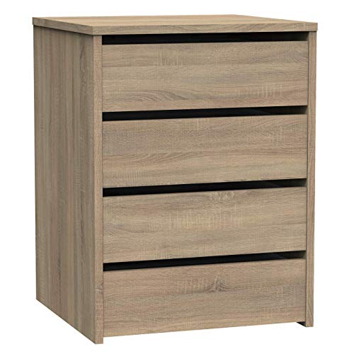 Móvel de Dormir PITARCH Tibet Castanho (63.5x46x45 cm - Aglomerado de Partículas e Carvalho) Muebles Pitarch - Comodas - castanho, 63.5x46x45 cm, aglomerado de partículas, carvalho