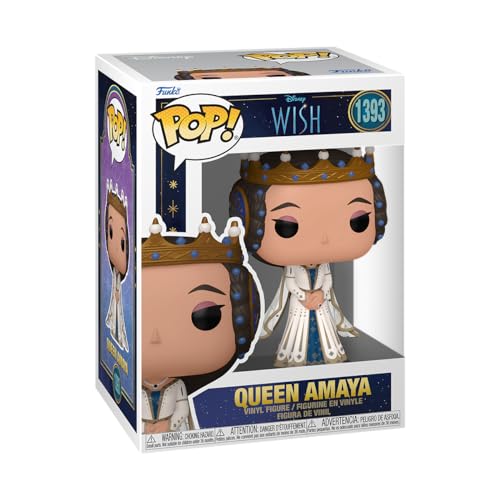 Figura FUNKO Pop! Vinyl: Disney Wish - Queen Amaya Funko - Brinquedos - figura, funko pop, vinyl, disney wish, queen amaya