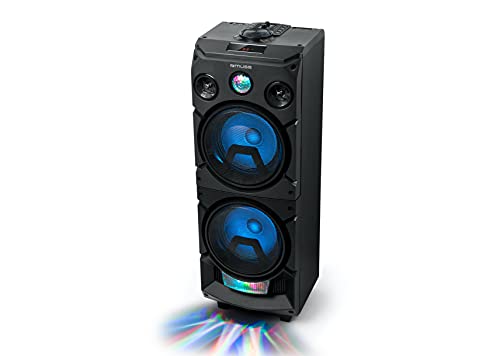 Coluna Portátil MUSE PARTY BOX (Preto - Bluetooth) Muse - Alto-falantes - portátil, bluetooth