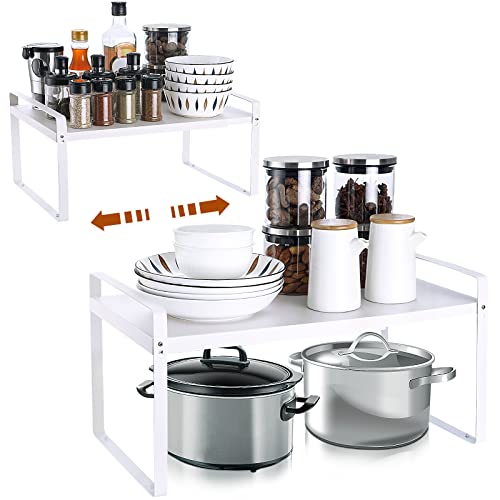 Prateleira Extensível de Metal 60*28*26Cm Branco FAOKZE FAOKZE - Organizadores de cozinha - extensível, metal, branco, 60*28*26cm