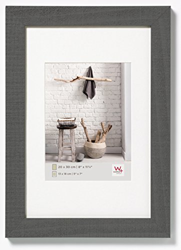 Moldura WALTHER DESIGN HO520D (Cinzento - 15x20cm) Walther - Molduras, bastidores e esticadores - moldura, madeira, passe-partout, oblíquo, argolas, suporte