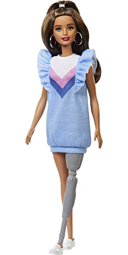 Boneca BARBIE Fashionista Morena com Pernas Protéticas Mattel - Bonecas - boneca, fashionista, morena, pernas protéticas, coleção, diversidade
