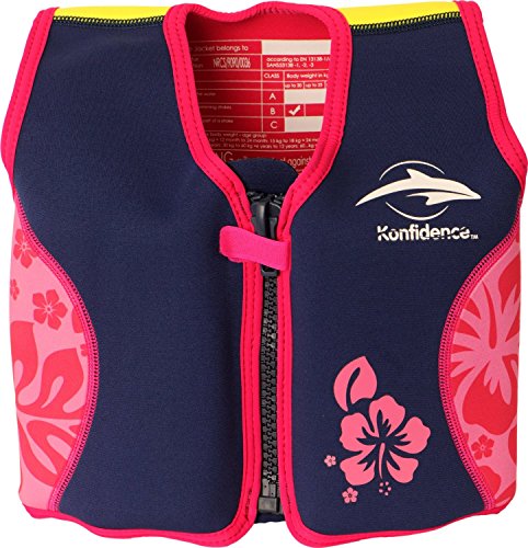 Fato Unisexo KONFIDENCE T-shirt para Natação Rosa para Crianças (4-5 anos) Konfidence - Casacos e jaquetas - unissex, natação, rosa, crianças