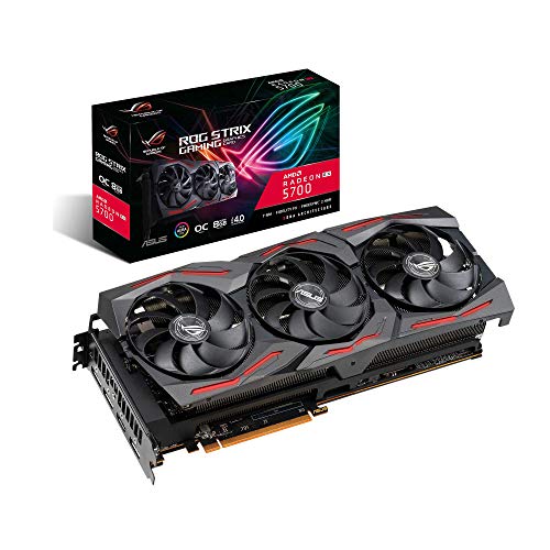 Placa Gráfica ASUS ROG Strix Radeon RX 5700 XT OC (AMD - 8 GB DDR6) ASUS - Placas e adaptadores de vídeo - asus, rog strix, radeon rx 5700 xt, oc, amd, ddr6