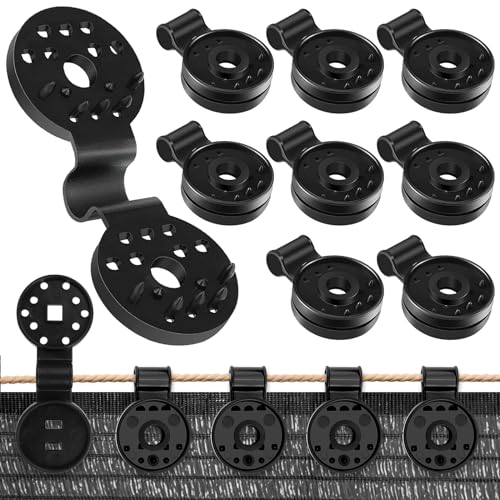 Clips de Plástico 80 Unidades TUOFANG para Chapéus Tuofang - Grampos de ferramentas e tornos - abs, 80 unidades, preto, 20g
