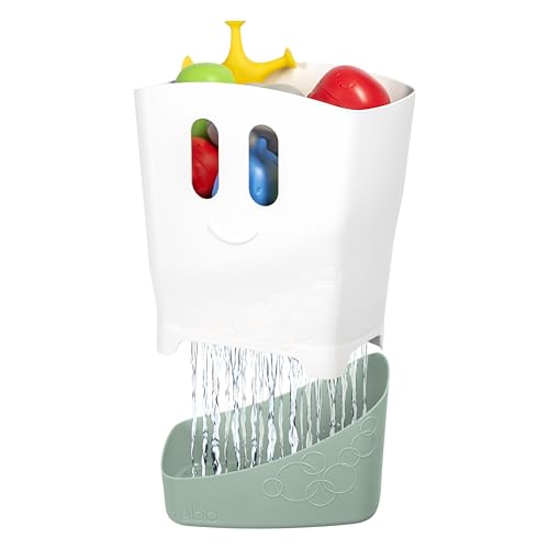 Organizador de Banho UBBI Verde (Recondicionado Como Novo) Pearhead - Móveis para bebês e crianças pequenas - organizador, banho, verde, recondicionado, reciclável