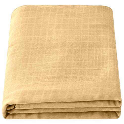Manta HOMYBABY 120X120 cm (Algodão e Bambu - Cinza) HOMYBABY - Roupa de cama e cama - algodão, bambu, cinzento, 120x120 cm