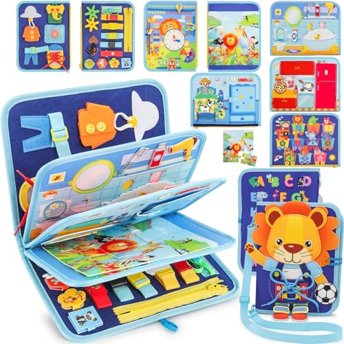 Brinquedo Didático GONTECE Busy Board Montessori Gontence - Brinquedos - curiosidade, imaginação, capacidades motoras, animais