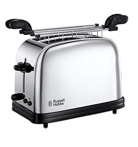 Torradeira RUSSELL HOBBS 23310-57 (2 fatias - 1000 W) Russell Hobbs - Torradeiras - 1000 W, 2 fatias, preto prateado