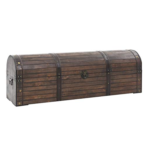 Arca de Arrumação Vidaxl 120X30X40 Cm Madeira Macia Estilo Vintage vidaXL - Caixas de mudança e envio - 120x30x40 cm, madeira maciça, estilo vintage