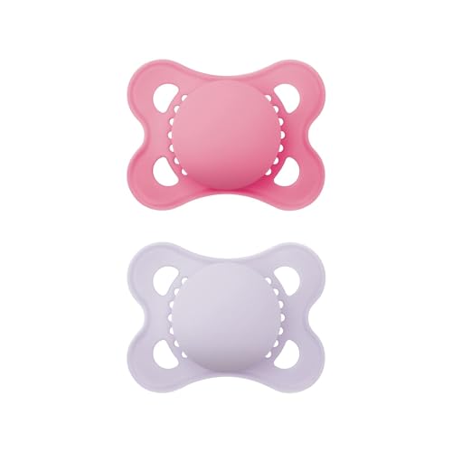 Conjunto Chupetas MAM Silicone Rosa e Roxo (0-6 meses) MAM Babyartikel GmbH - Chupetas e mordedores - silicone, rosa, roxo, 0-6 meses